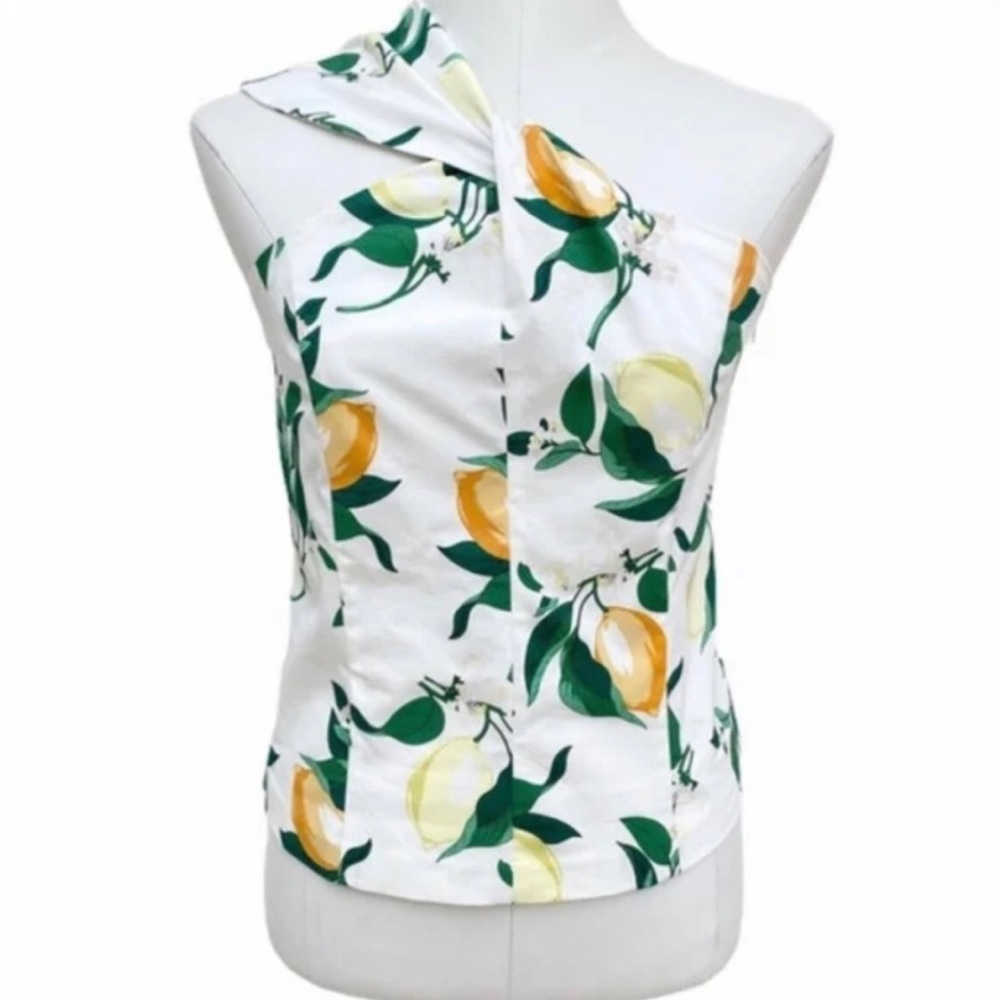 NWT Ann Taylor Factory Lemon Top